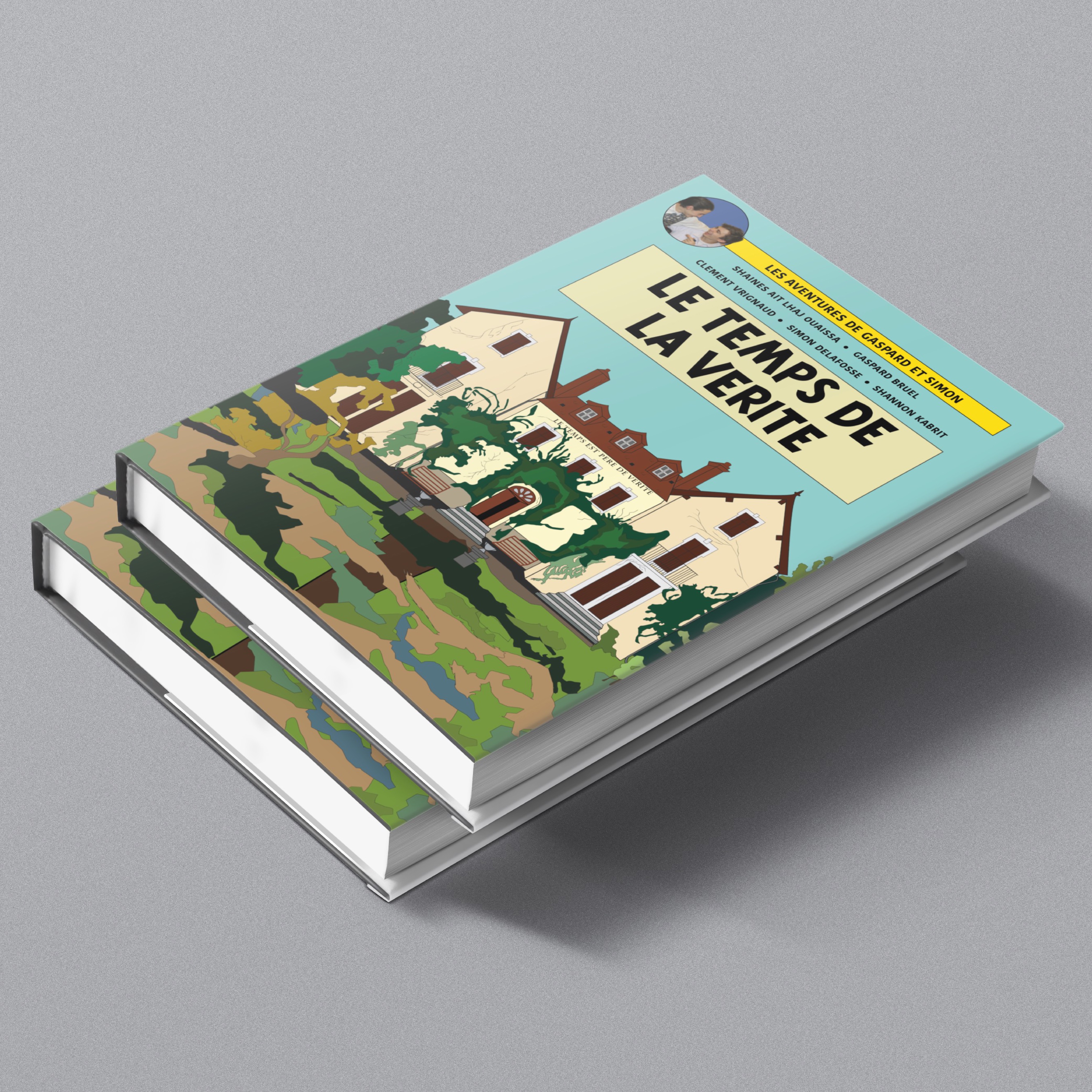 COUVERTURE DE BANDE- DESSINÉE